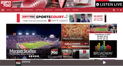 Desktop Screenshot of espn700sports.com